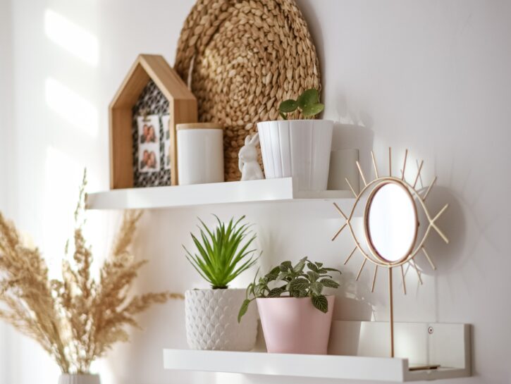 Come abbellire e decorare le mensole