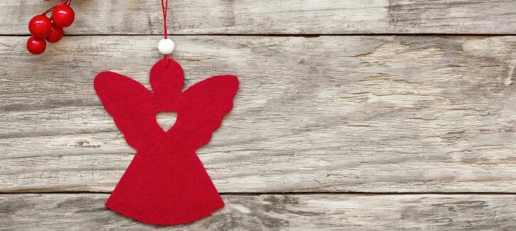 Angioletto in feltro per l'albero! Tutorial last minute