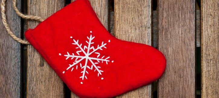 Calza della Befana tanti schemi a punto croce