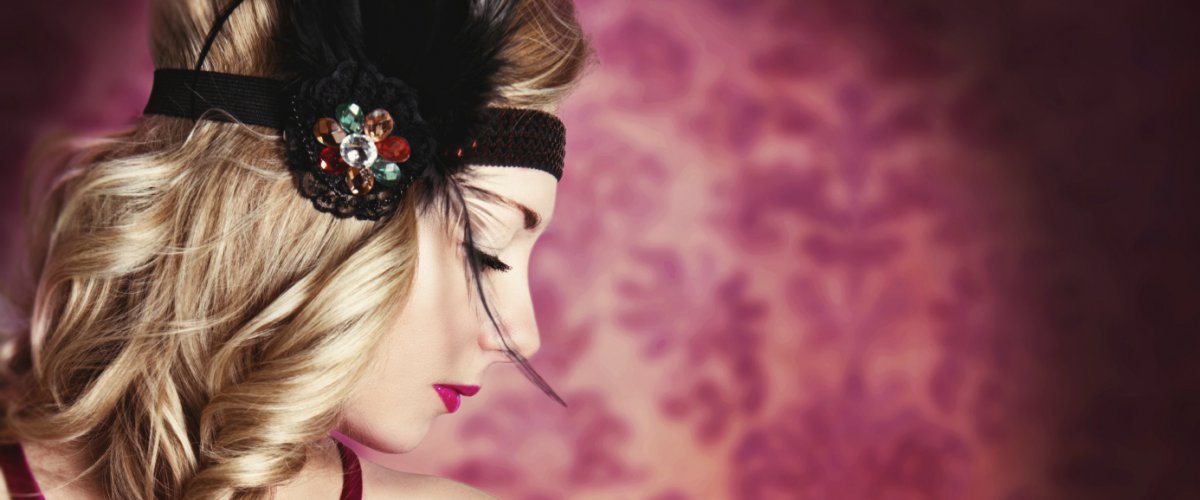 Reaky Cerchietto per capelli con stelle argentate e glitter, per feste e vacanze, accessori per capelli da donna (argento, taglia unica