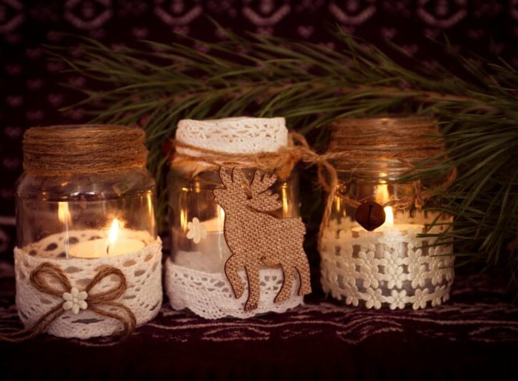Come creare dei regali di Natale con i vasetti di vetro