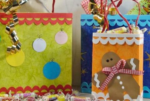 Come fare dei sacchetti regalo per Natale in materiali riciclati