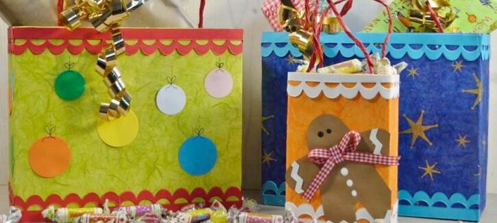 Come fare dei sacchetti regalo per Natale in materiali riciclati