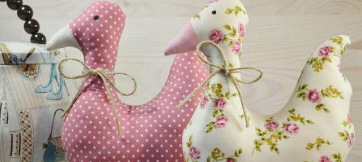 Come fare delle oche di stoffa con il patchwork