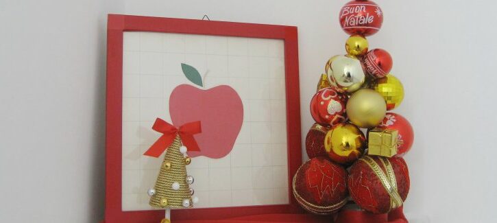 Come fare l'albero di Natale con un ferro da calza