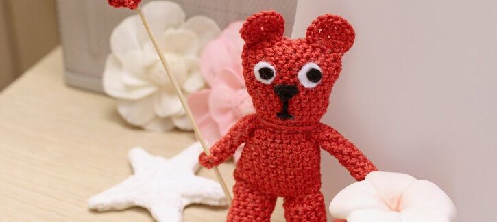 Orsetto all'uncinetto, dolce regalo di San Valentino