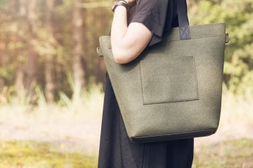 Borsa shopper in feltro