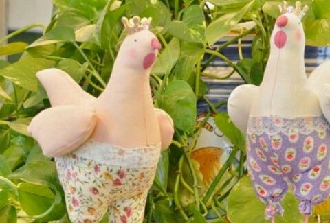 Pasqua: crea una gallina patchwork