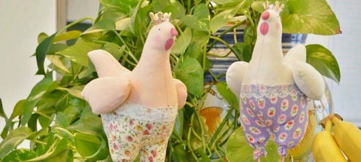 Pasqua: crea una gallina patchwork