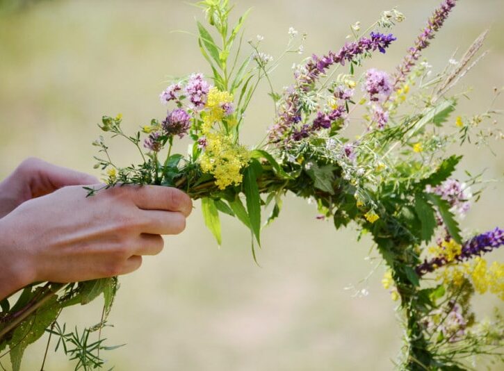 Come fare una ghirlanda di primavera