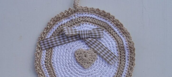 Come fare una presina shabby all'uncinetto