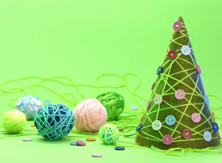 Come realizzare un albero di Natale di filo