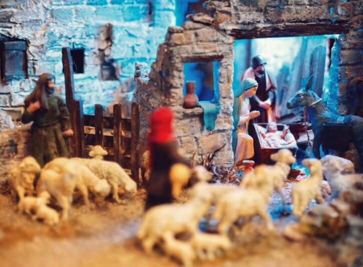 Come realizzare una montagna nel presepe