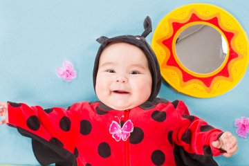 Costumi da animali per Carnevale: coccinella, pinguino e leone