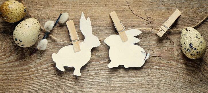 Crafting Pasqua: il coniglietto di polistirolo