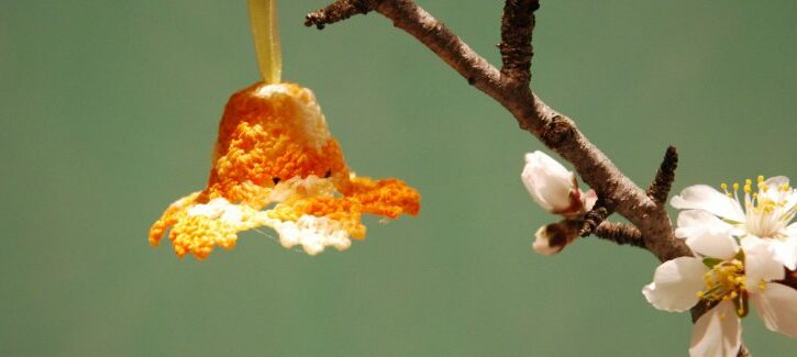 Decorazioni all'uncinetto per l'albero di Pasqua, il Tutorial