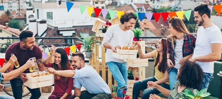 Decorazioni fai da te per il party estivo in terrazza o giardino