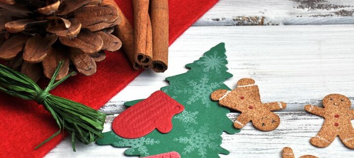 Decorazioni natalizie in feltro e pannolenci