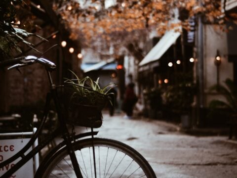 Come decorare una vecchia bicicletta per la primavera