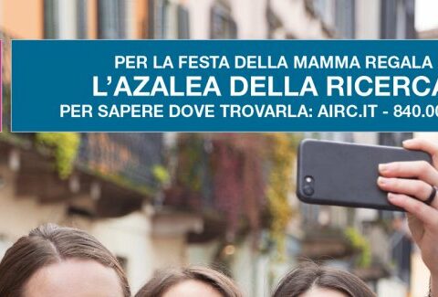 Festa della Mamma: Azalea della ricerca AIRC 2018