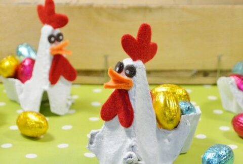 Come fare una gallina porta ovetti di Pasqua
