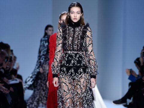 Giambattista Valli, abiti da cocktail e completi 3d per il prossimo autunno inverno