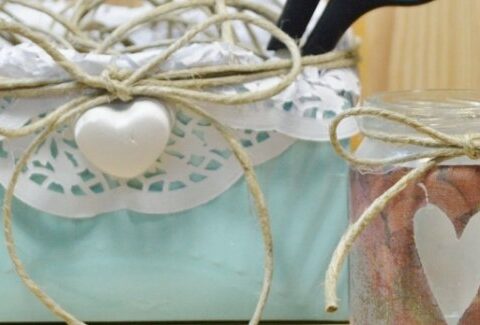 La candela fai da te per San Valentino