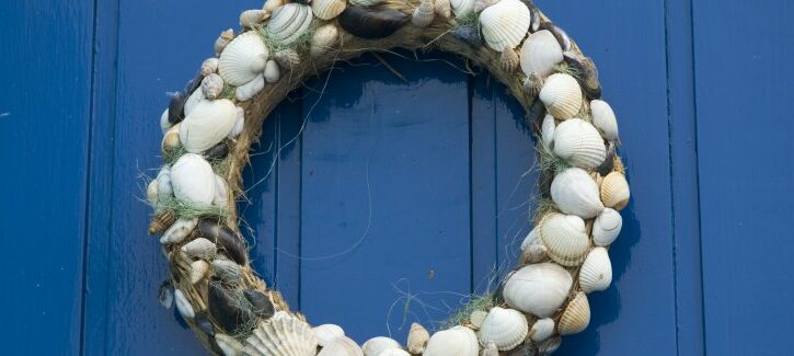 La ghirlanda di conchiglie: estate country chic