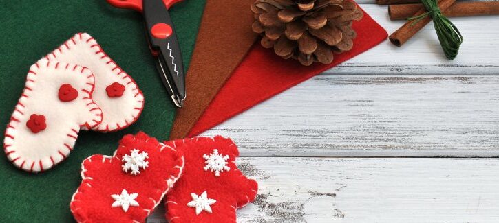 Lavoretti di Natale con il feltro: idee originali per gli addobbi delle feste