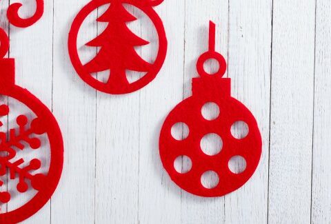 Lavoretti di Natale in pannolenci: alberelli, decorazioni e idee morbide per le feste