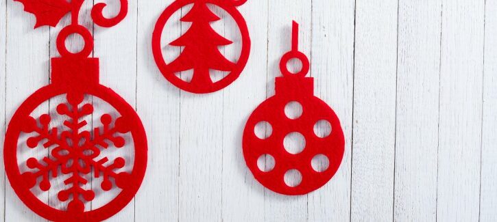 Lavoretti di Natale in pannolenci: alberelli, decorazioni e idee morbide per le feste
