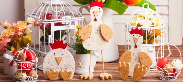 Lavoretti di Pasqua fatti con materiali riciclati