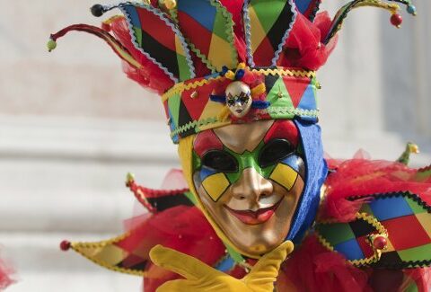 Make up di Carnevale ispirato ad Arlecchino