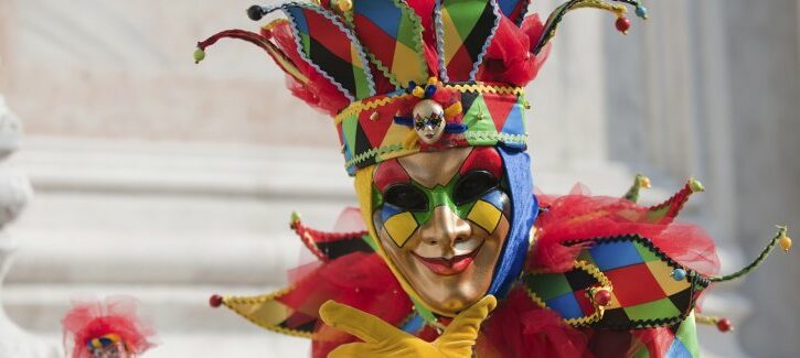 Make up di Carnevale ispirato ad Arlecchino