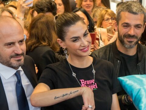 Nuova apertura Stroili a Torino, ospiti Melissa Satta e Luca Argentero