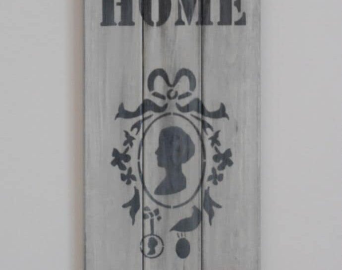 L'appendiabiti in stile shabby, tutorial