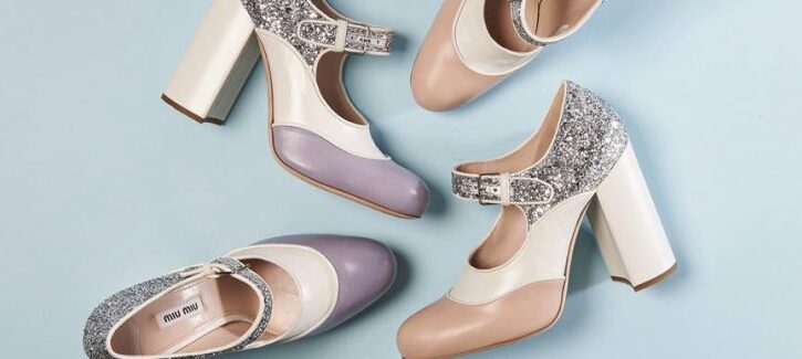 Scarpe Miu Miu autunno inverno 2015-2016, il mondo in una decolleté