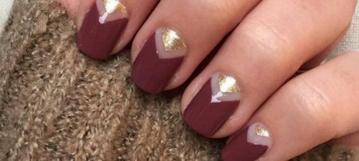 Tendenze nail art: Chevron nails