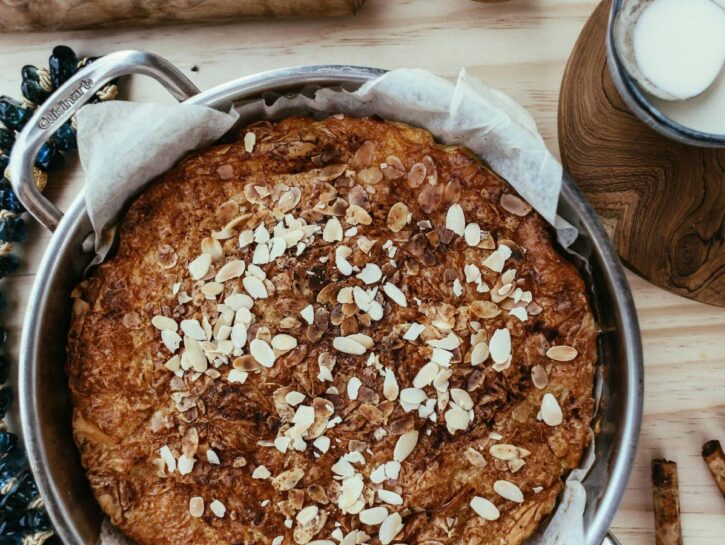 Torta con farina di mandorle