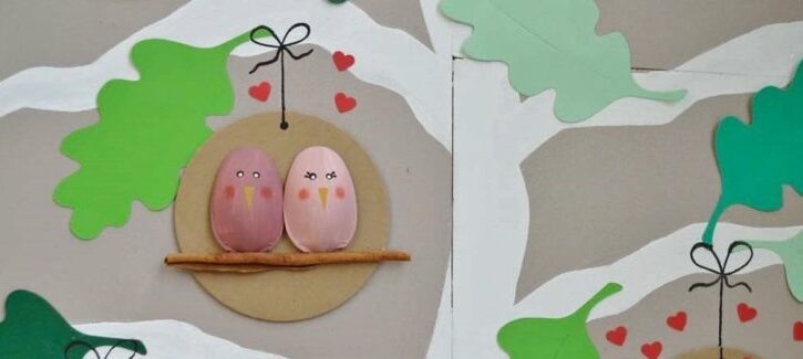 Tutorial decorazione per la casa in plastica riciclata a forma di uccellino