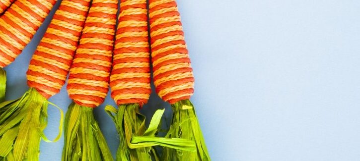 Carotine segnaposto di Pasqua