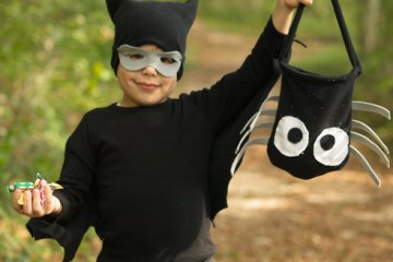 Come fare il costume di Halloween da pipistrello per bambini