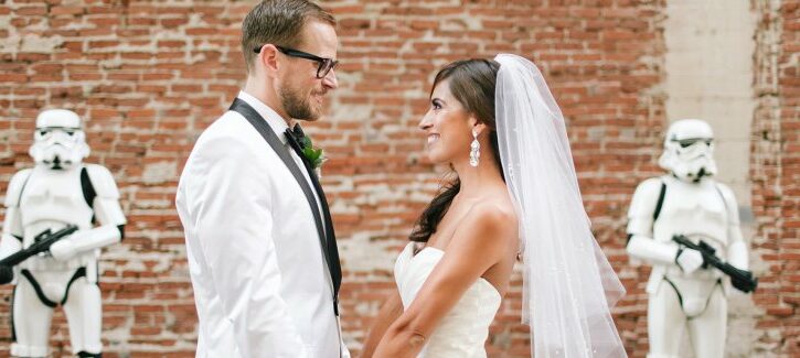 Un matrimonio alternativo? Quello in stile Guerre Stellari!