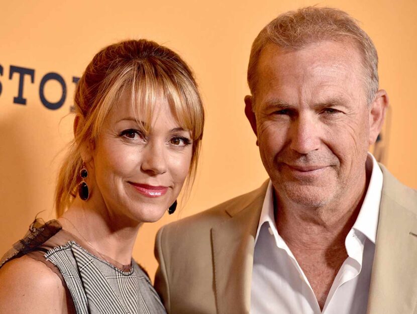 Christine Baumgartner e Kevin Costner