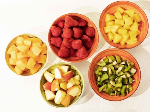 Una macedonia di frutta per la tua salute