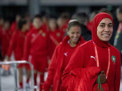 Mondiali femminili, in campo per la prima volta calciatrice con il hijab