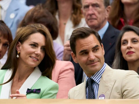 Kate Middleton stregata dal tennis: a Wimbledon con Federer