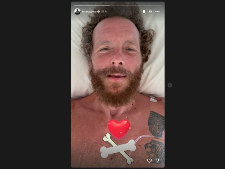 Brutta caduta in bici per Jovanotti: 
