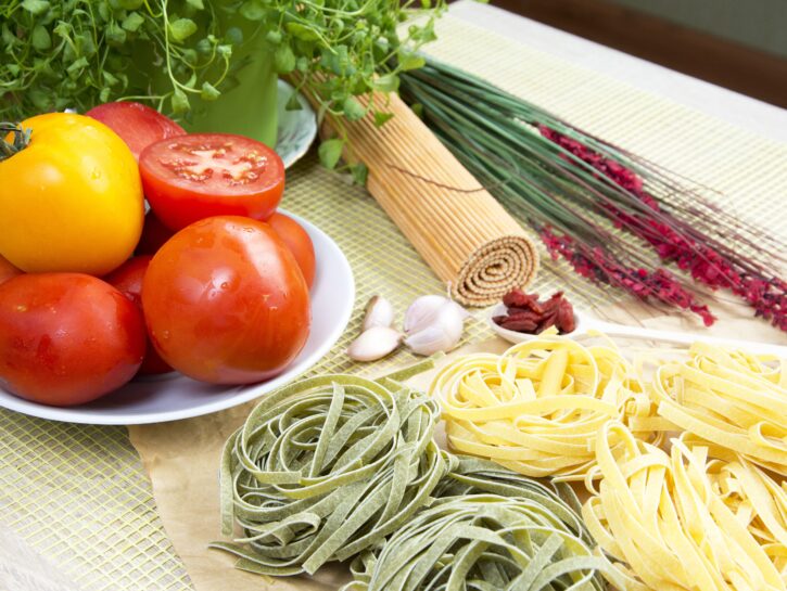 Come cucinare le tagliatelle verdi ai quattro formaggi