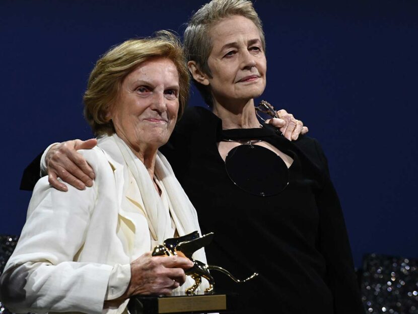 Liliana Cavani premiata a Venezia insieme a Charlotte Rampling